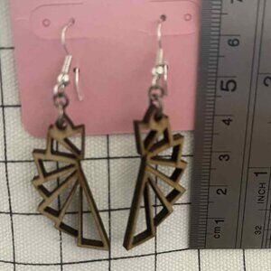 5/$30 Custom Made Wooden Earrings with Hooks